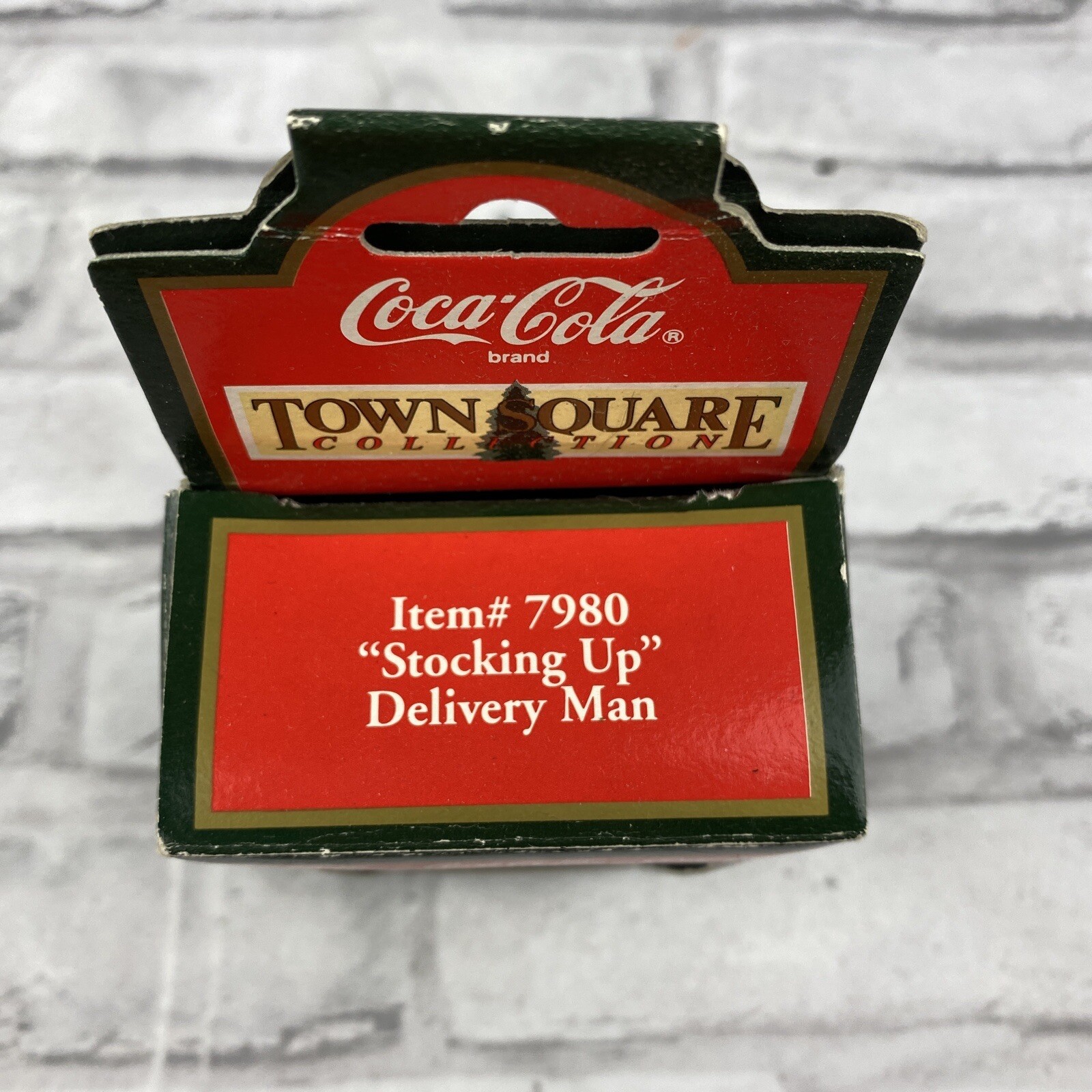 Coca Cola Town Square Stocking up Delivery Man 7980 1992 Collectibles ...