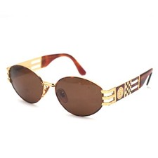 Vintage Fendi SL7027 COL.123 Gold Hardware Made In Italy W/ Pecan Pattern Case