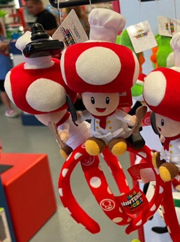 Universal Studio Hollywood Super Nintendo World Chef Toad Headband