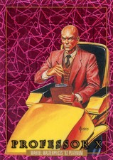 2024 Marvel Masterpieces '92 Platinum PINK LASERS #66 Professor X /992