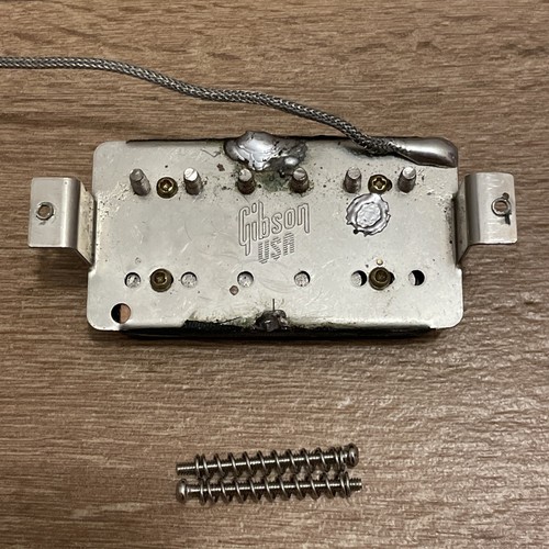 ‘93 Gibson 490R Neck Alnico II Humbucker Guitar Pickup Satin Black PAF - Picture 2 of 4