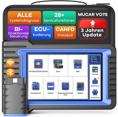 MUCAR VO7 S OBD2 Auslesegerät Diagnosegerät Alle SYSTEM Scanner ECU-Codierung
