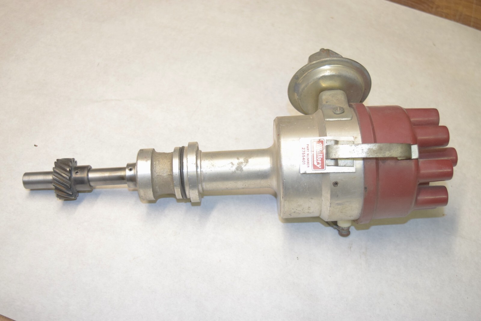 Mallory Dual Point Distributor with vacuum advance Ford 351 W Windsor