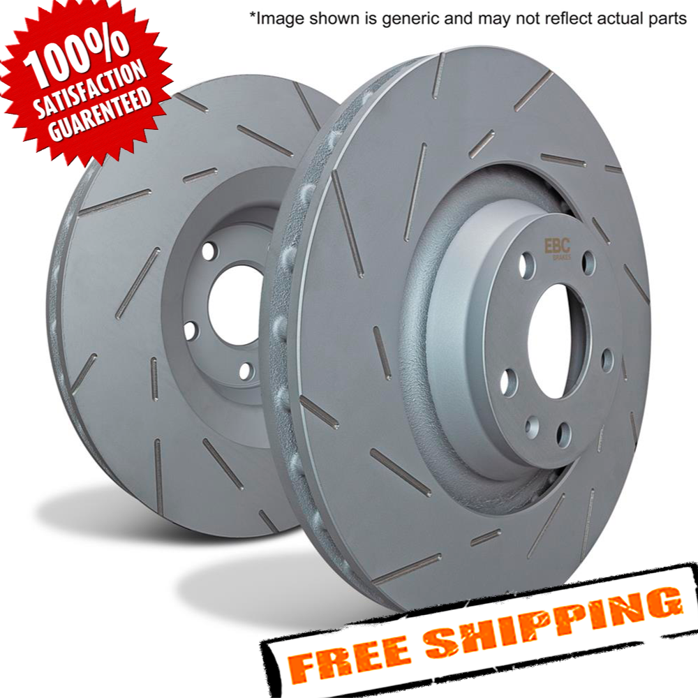 EBC Brakes 3GD Series Sport Slotted Brake Rotors 14 Ford Fiesta ST - JST Performance, LLC - View #11