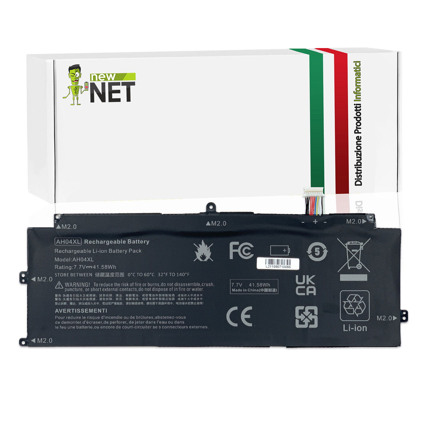 Batteria AH04XL per HP Spectre x2 12-C000nf 12-C025TU 7.7V 5400mAh