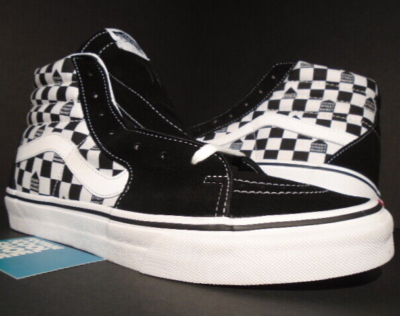 VANS SK8-HI DOVER STREET MARKET DSM CHECK CHECKERBOARD SUPREME