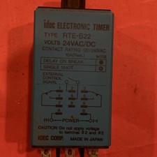 IDEC RTE-B22-24 volt AC/DC electronic timer used
