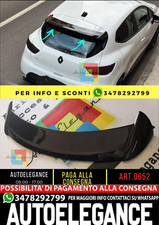 💥0652 RENAULT CLIO MK4 4 12-18 DACHSPOILER SPORTLICHER LOOK ABS SCHWARZGLÄNZEND