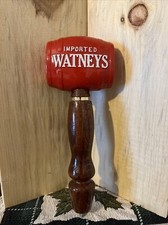 Original Imported Watneys Beer Tapper Handle - 9 1/2” Unique Wood Design.