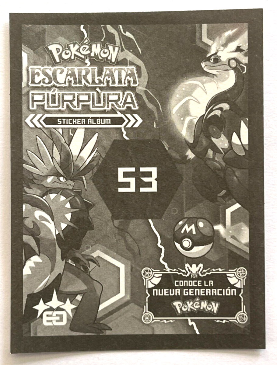 2024 POKEMON SCARLET & VIOLET EO Sticker #053 ZANGOOSE Peru | eBay