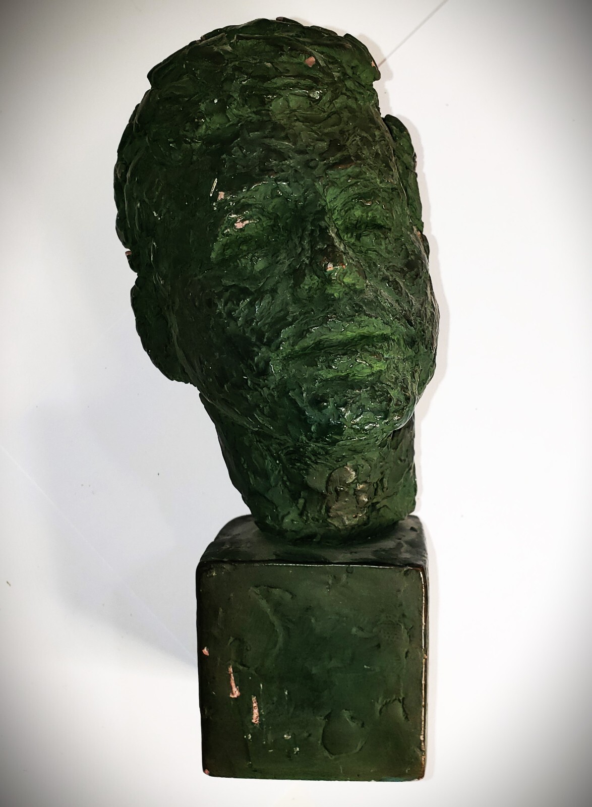 1960s Robert Berks Sculpture Bust John F Kennedy JFK Miami Beach Mid-Century Art