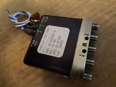 Dynatech 03-413E38T 5-Port SMA(f) RF Microwave Switch DC-18GHz 28VDC #328455