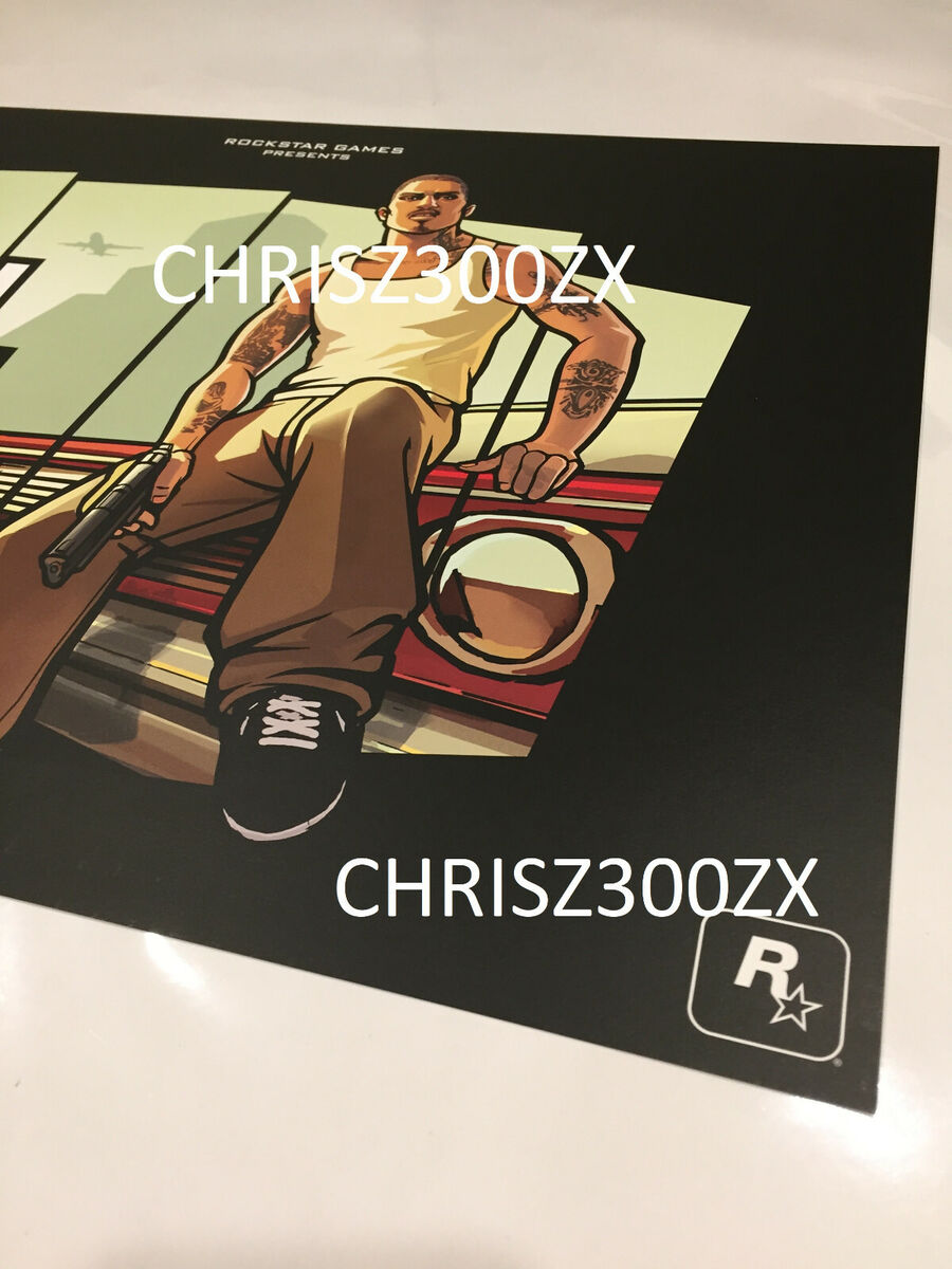 Grand Theft Auto San Andreas Cesar Lithograph Poster Print Grand Theft Auto San Andreas Cesar Lithograph Poster Print