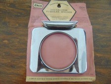 Vintage Ekco Decorator Chrome Tumbler Holder Bathroom Wall Mount NOS NIP
