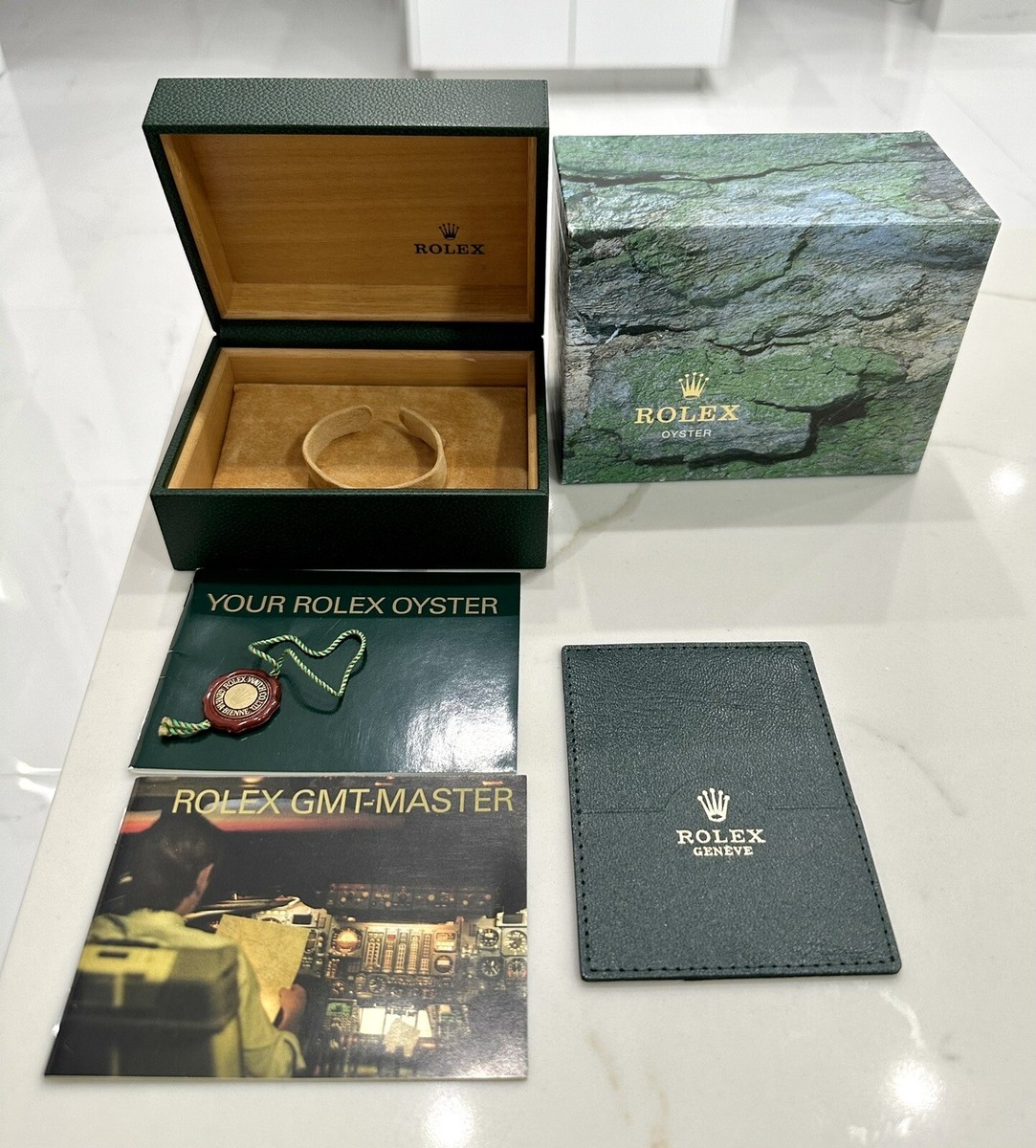 GENUINE Rolex GMT Master Pepsi/Coke 16710 16713 Watch Box Booklet