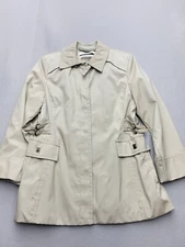 Perry Ellis Portfolio Womens Jacket Medium Cream