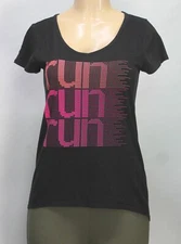 Xersion Women's T-Shirt Short Sleeve Black Size S