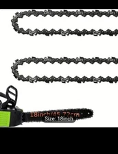  (2) 18" Chainsaw Chain Blade  3/8LP 050 62DL **GERMAN STEEL**