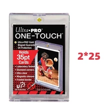 25/50 Pack Ultra Pro 35PT ONE-TOUCH Magnetic Trading Card Holder UV Protection