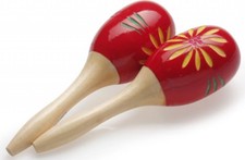 Stagg High Quality 6.3" Pair Of Wooden Maracas EU stock