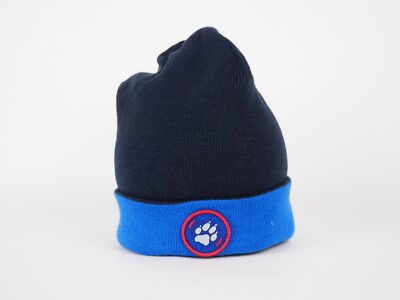 Kinder Jack Wolfskin Paw Rib 1907321 Night Blue Rib Beanie Mütze
