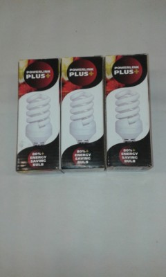 3 x Powerlink Plus BC B22 15 W = 75 W lange Lebensdauer Energiesparlampe Glühbirne UK