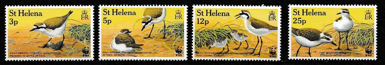 St Helena 1993 WireBird Part Set SC# 593-596 MNH No HiValues  Mi