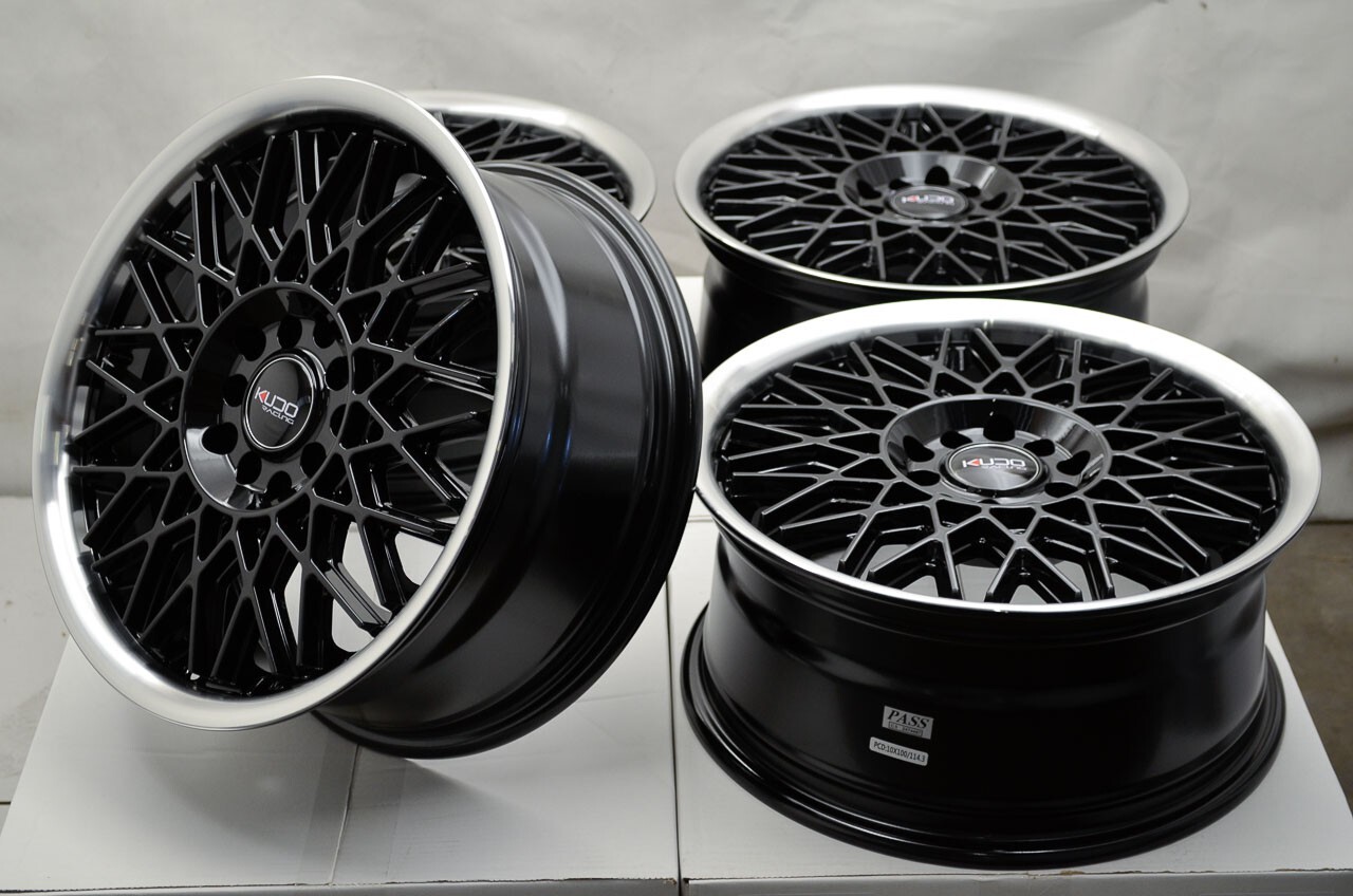 Rust Colored Rims 16x7 Kudo Racing Vulgar Black Wheels Rims Toyota Camry Corolla | 5x100 ...