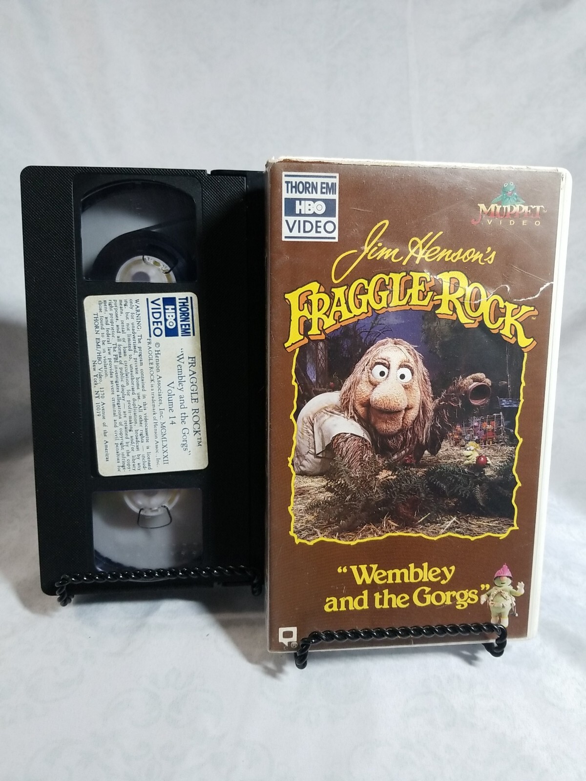 Fraggle Rock Volume 14 Wembley And The Gorgs VHS 1986 EMI HBO Vintage fraggle-rock-volume-14-wembley-and-the-gorgs-vhs-1986-emi-hbo-vintage
