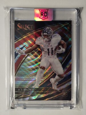 2019 Select AJ Brown RC Field Level Tri-Color Prizm Sealed One-Touch #/99 MINT 
