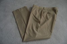 Calvin Klein Men's Beige Chino Pants Size 33W-30L Flat Front