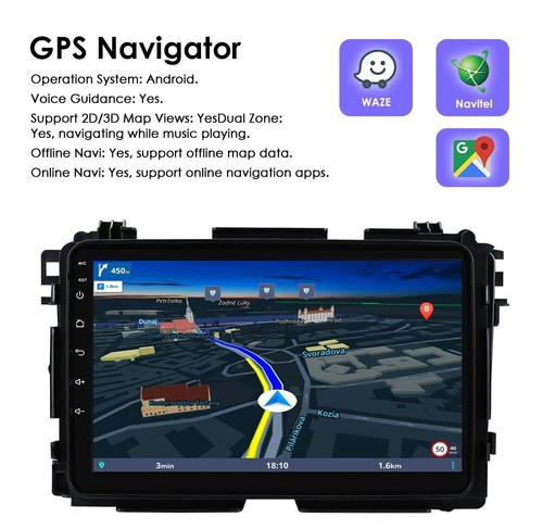 9" Für 2015-2020 Honda HRV/XRV/Vezel Autoradio Android 13 GPS Navi 32GB CarPlay - Bild 14 von 17