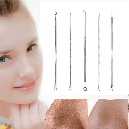 Blackhead Remover Professional Stainless 5Pcs/Set Acne Removal Needle - Picture 3 of 3