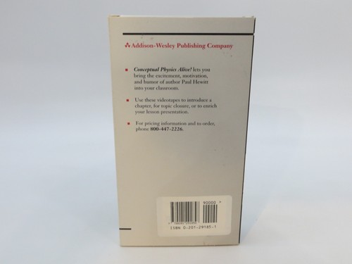 Conceptual Physics Alive! - Introduction (VHS Movie) Addison - Wesley film - Picture 8 of 8