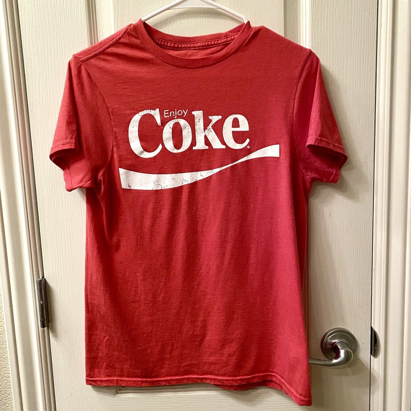 Coca Cola Enjoy Coke T Shirt Vintage Look Crew Neck Mens Size Small
