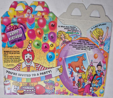 1994 McDonald's Happy Meal Box-Happy Birthday Happy Meal Box D