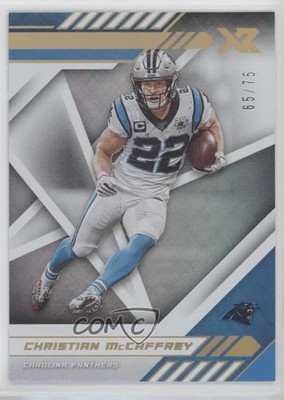 2020 Panini XR White 65/75 Christian McCaffrey #41 o7m