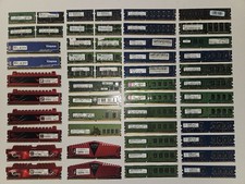 Lot of 45 Mixed DDR3 Desktop RAM Modules - G.Skill Kingston ADATA XPG Samsung