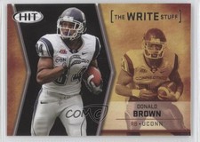 2009 SAGE Hit The Write Stuff Donald Brown #WS11 0a1