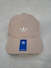 ADIDAS ORIGINALS RELAXED MODERN MENS STRAPBACK HAT MAGIC BEIGE WHITE NEW UNISEX