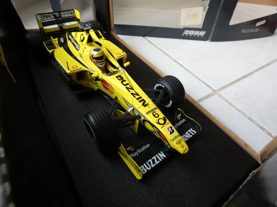 Jordan EJ10 Jarno Trulli #6 2000 1/18 Hotwheels Mattel F1 Formula 1 - Immagine 4 di 4
