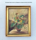 Early Modernist Floral Still Life. Signed Dated 1926 – Scandinavian School. COA