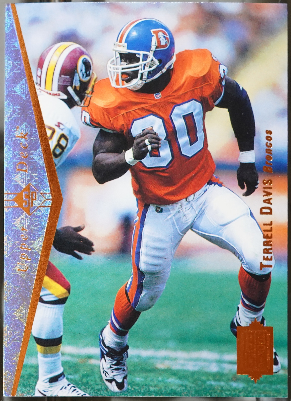 1995 SP Football Terrell Davis #130 NM