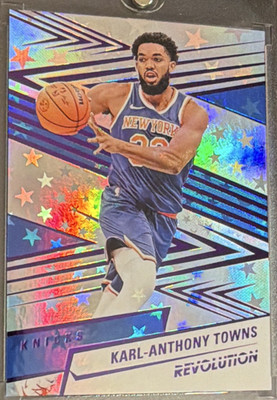 2024-25 Revolution Karl-Anthony Towns Purple Astro /15 Knicks 01/15 1st Print 