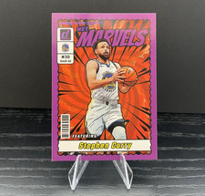 2023-24 Panini Donruss Stephen Curry Net Marvels Purple Press Proof #14