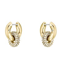 Boss Ohrringe Paar Ohrringe Creolen Edelstahl 1580759 Goldfarben
