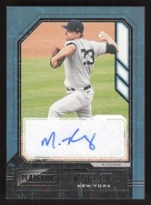 2021 PANINI CHRONICLES MICHAEL KING PA-MK PLAYBOOK AUTOGRAPHS YANKEES
