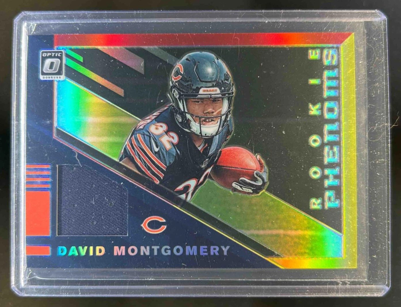 David Montgomery Panini Donruss Optic Rookie Phenoms Jerseys #RP11 Horizontal