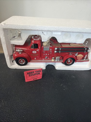 #ad First Gear Mack 1960 B Model Pumper Die Cast Fire Truck 1 34 Firefighting SOHIO $99.00