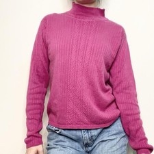 Vintage 90s pink knit sweater